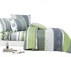 Swanson Beddings Serene 5-Piece 100% Cotton Bedding Set: Duvet Cover, Two Pil...