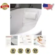 48" Full Body Bathtub Pillow - Soft Mesh Bath Cushion for Neck and Back Support