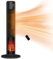 STORM HERO Tower Fan 9-in-1 Electric w/ Remote Control - Timer - Bladeless