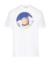 Jupiter print t-shirt XL,L,M White
