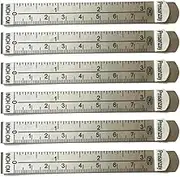 （Pack of 6） - 3" Measure Clip Hemming Clips Hemmer No Pin Hem Clip w/Marking Ruler Guides 3 Inch and 7.5 Cm，for Quilting Supplies Wonder Clips, Pinning and Marking Sewing Project