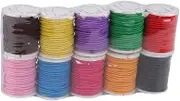 10 Rolls of Colored Elastic Cord Cord Beaded Thread Cord