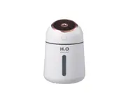 330ml Small Q Humidifier USB Small Household Mini Humidifier Office Desk Moisturizing Aromatherapy Air Moisturizer-White