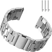 [WRITWAA] Replacable Wristband Smart Watch Band Watchband Replacement Straps Bracelet Steel Straps Watch and Band Connection High-end Watch Strap Wrist Strap Watch Straps Silver