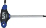 Klein Tools JTH6M4BE 4 mm Ball End Hex Key with Journeyman T-Handle, 4-mm