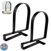 Clamped Bookends for Shelves: Heavy-Duty Book Ends Book Shelf Holders - Non-S