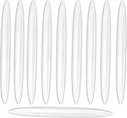 Car Side Door Edge Guards Protector, 10 PCS Anti-Collision Sticker for Auto Door Bumper Edge, Electrostatic Eliminating Strip with Airbag, Universal for All Vehicles (K24-079C-Transparency)