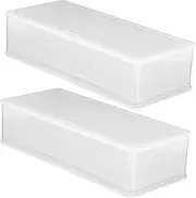 FOYTOKI 2Pcs Large Coin Holder Reusable Coin Protection Box Water Resistant Storage for Collectors Easy