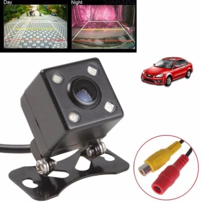 Reverse Backup Car Rear View Camera CCD Waterproof 4 LED Night Use Wide
