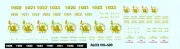 1-14 HO Scale CNJ ALCO HH-600 Decals (Jersey Central Lines, CRR of NJ)
