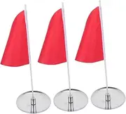 LAPYAPPE Stainless Steel Golf Putting Target Kit 3 Sets Mini Golf Hole Cups Flags for Practice