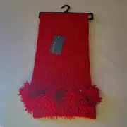 Hillard & Hanson red scarf