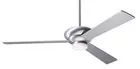 Modern Fan Company Altus Brushed Aluminum 52" Ceiling Fan with LED Light