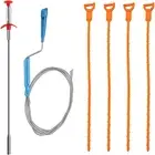 Snake Drain Cleaner Drill 50Ft,Drain Clog Remover,Sink Snake Drain Auger Hair Ca