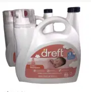 (2) Dreft Stage 1 Newborn Baby Liquid Laundry Detergent 80 loads (x2) =160 Total