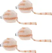 Abaodam 4pcs Realistic Plush Mouse Cat Interactive Fuzzy Mice for Cats of All Ages for Indoor Play and Chewing Pet Supplies for Home and Pet Stores