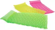 Tote N Float Wave Mat Durable Vinyl Floating Inflatable Swimming Pool Lounger