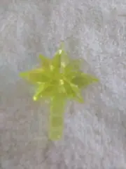 Sm Yellow Astriel Star Topper for Ceramic Christmas Tree-3/16" Stem Diameter