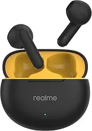 [realme] Buds T01 Truly Wireless in-Ear Earbuds with AI ENC for Calls, 13mm Dynamic Driver, Upto 28Hrs Battery, 88mm Latency, Bluetooth V5.4 & Google Fast Pair - (Black)