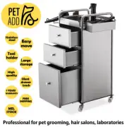 Salon Trolley Beauty Hairdressing Tool Rolling Storage Cart Working Table Groomi