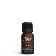Saje Refresh Energizing Diffuser Blend Naturally Rejuvenate Formulated 10ml NEW