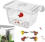Fish Breeding Box - Crystal Acrylic Fish Breeder Box for Aquarium | Acrylic Hatchery Incubator Tank Baby Fish Tank for Baby Fishes, Shrimp, Clownfish and Guppy Pochy