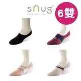 在飛比找遠傳friDay購物優惠-【6雙組】sNug 隱形船襪 (除臭襪/帆船襪/短襪)