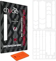 Mountain/MTB Bike Frame Protection Tape Kit,33Pcs-Total Bicycle Frame Protector Tape Stickers-Frame Protection Film,Protect Bike from Scratches and Dings etc.Transparent