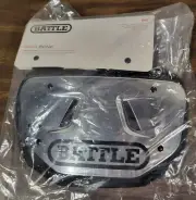 Battle Sports Back Bone Chrome Protective Football Plate - Adult High Impact