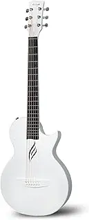 Enya Nova Go 35" Carbon Fibre Smart Guitar - AcousticPlus Pickup/Effects - White