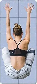 Yoga Mat Pad, Fitness Floor Cushion, Non-Slip Surfaces Design, Lightweight 6mm Thickness, 2 Pack, Exercise Travel Home Meditation Use, 31x27x8cm Light Pink Dark Blue