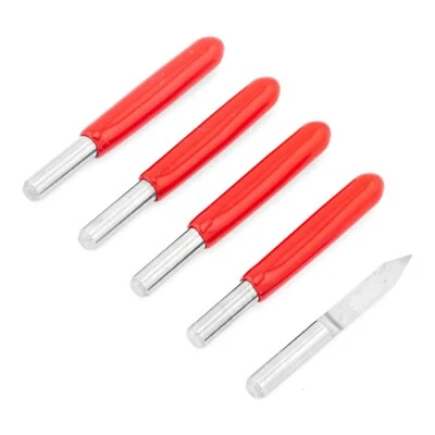 5pcs 3.175 x 0.3mm 40 Degree Engraver PCB Carbide Engraving Bit CNC Router Tool
