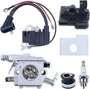 Carburetor Ignition Coil Intake Housing Cover Set, for, ms180 ms180 ms170 018 017 Gas Chainsaw Replacement Parts Mower Carburetor Parts