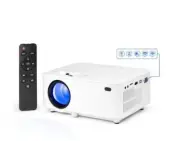 1800 Lum LED Multimedia Projector Model P01 with Build-in Speaker Remote Control