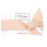在飛比找誠品線上優惠-Ribbies成人蝴蝶結髮帶-甜桃幾何圖型