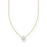 Thomas Sabo Necklace With White Zirconia Pendant