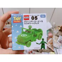 在飛比找蝦皮購物優惠-Tomica 合金車 玩具總動員 小綠人 綠色士兵 吉普車 