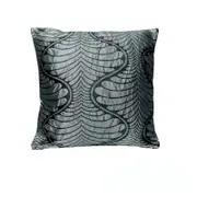 Rapee Decoration Cushion Cover Tux Leaf - Silver