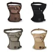 Men's Outdoor Hiking Camping Sport Waist Packs Leg Bag Canvas Waist Bag Belt Bag
