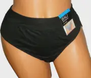 Bali Plus Comfort Revolution Black Hi Cut Panties Lingerie, Sz 9 2X Adult Gift