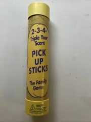 VINTAGE GAME PICK UP STICKS LEDO TOY THE FAMILY GAME DECADES OLD