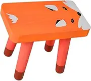 Boy Girl's Footstool Wood Step Stool and Girls Footstool Cartoon Low Stool Practical Stylish