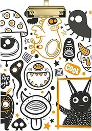 Trendy Hip Personalized Cartoon Funny Image clipboards in Bulk Hard Board for Personalized clipboards for Teachers Size 9 x 12