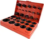419Pcs Metric Rubber O Rings Washers Assortment Set, 32 Sizes Hydraulic Rubber Seal Washer Gasket with Storage Box,O-Ring Sealing Set for Plumbing Mechanics Automotive Repair