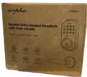 ARPHA Smart Keyless Door Lock w/Handle -Bluetooth Control Keypad Deadbolt Sealed