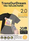 Teflon Sheet for Heat Press Transfer Sheet (20 Sheets, A4 Size) Teflon Paper for