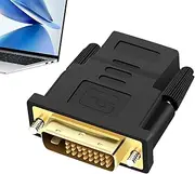 HD to DVI Adapter Cable, HD to DVI Video Converters Display Port Adapter for High-Resolution Video, Cable Adapter Converter with High Speed Transmission, Connects Laptops Desktops to TVs Monitors
