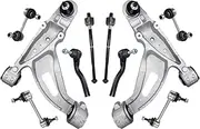 Front Lower Control Arms Ball Joint Sway Bar End Link 10pcs Kit Compatible For Cadillac CTS RWD 2003 2004 2005 2006 2007