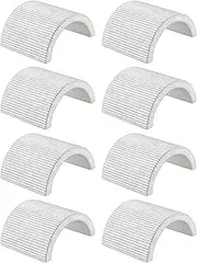 LT Easiyl 8Pcs Motorcycle Handlebar Shims 7/8" to 1" Bar Aluminum Alloy Motorcycle Handlebar Spacer Conversion Washers Conversion 25mm to 22mm Gasket Silver