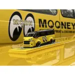 TARMAC X MOONEYES塗裝 1/43TOYOTA HIACE海力士 WIDEBODY VAN